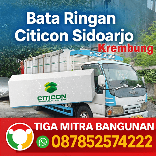 Bata Ringan Citicon Krembung Sidoarjo Tiga Mitra Bangunan (1)